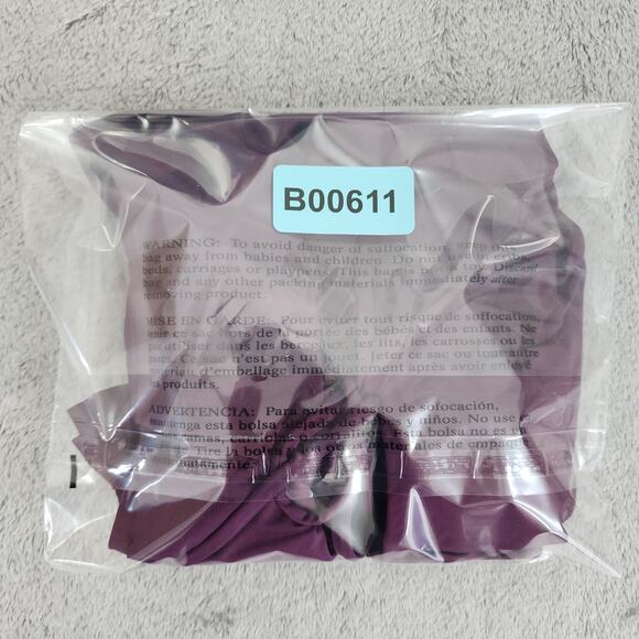 BECCA Swimsuit Size S Purple Socialite Ruffle One-Piece Plunge V-Neck Backless - Picture 12 of 12